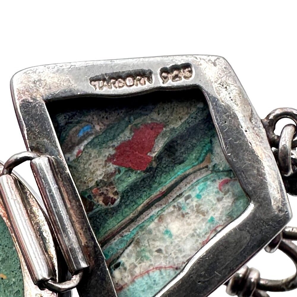 Starborn Womens Bracelet Rainbow Calsilica Asian Princess Sterling Silver - Picture 6 of 7